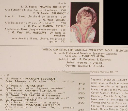 Zylis-Gara,Teresa: Famous Polish Singers Vol.3, Muza (SX 1420), PL Typ: LP Best.-Nr.: L3791 Preis: 7,50 Euro