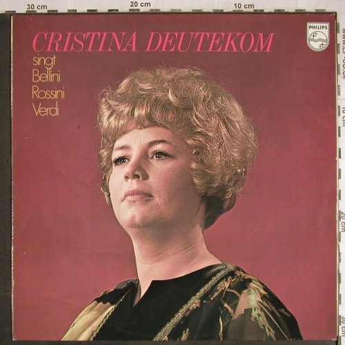 Deutekom,Cristina: singt Bellini, Rossini, Verdi, Philips (6500 096), NL, 1970 Typ: LP Best.-Nr.: L3806 Preis: 9,00 Euro