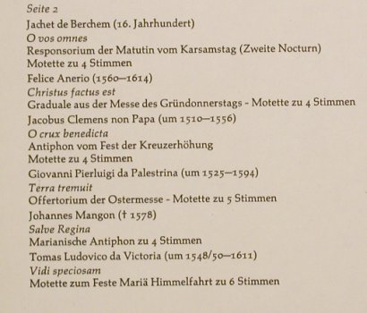 Aachener Domchor: Ave Maria Kaiserin Ltg. Rudolf Pohl, Harmonia Mundi (065-99 501), D, Foc, 1972 Typ: LP Best.-Nr.: L3828 Preis: 5,00 Euro