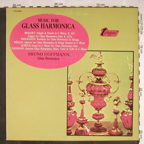 Hoffmann,Bruno: Music for Glass Harmonica, signiert, Turnabout Vox (TV-S 34452), US Typ: LP Best.-Nr.: L3836 Preis: 15,00 Euro