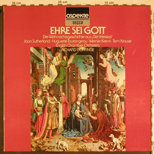Händel,Georg Friedrich: Ehre Sei Gott, Wehnachtsges.Messias, Decca Aspekte (6.42239 AH), D, 1977 Typ: LP Best.-Nr.: L3858 Preis: 4,00 Euro