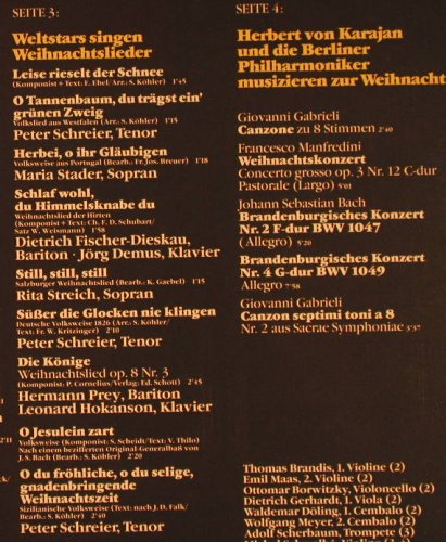 V.A.Ein Festlicher Weihnachtsabend: Will Quadflieg erzählt, Foc, Ri, D.Gr. (2721 213), D, Ri, 1966 Typ: 2LP Best.-Nr.: L3859 Preis: 4,00 Euro