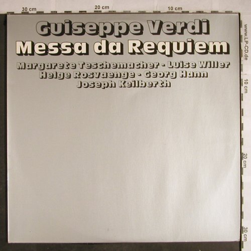 Verdi,Giuseppe: Messa Da Requiem,Foc,rec. 1938., LV(LV 151/152), A,  - 2LP - L3878 - 12,50 Euro