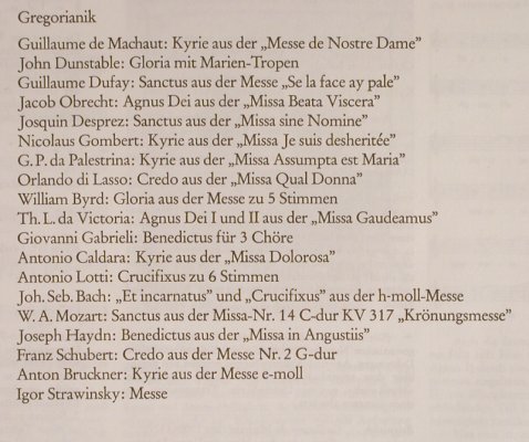 V.A.opus musicum: Die Messe, Box, Arno Volk Verlag(OM 101/03), D,  - 3LP - L3884 - 17,50 Euro