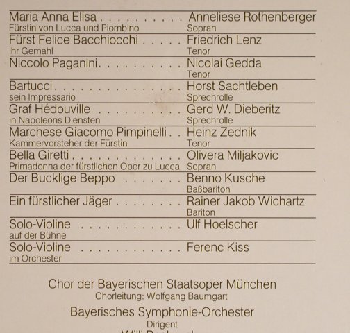 Lehar,Franz: Paganini-Gr.Querschnitt, EMI(34406 9), D, 1977 - LP - L3890 - 4,00 Euro