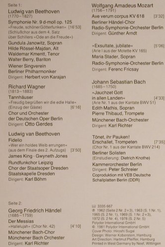 V.A.Freude, schöner Götterfunken: Festliche Lieder-Festliche Chöre, D.Gr. Favorit(2535 667), D, Ri, 1981 - LP - L3908 - 5,00 Euro