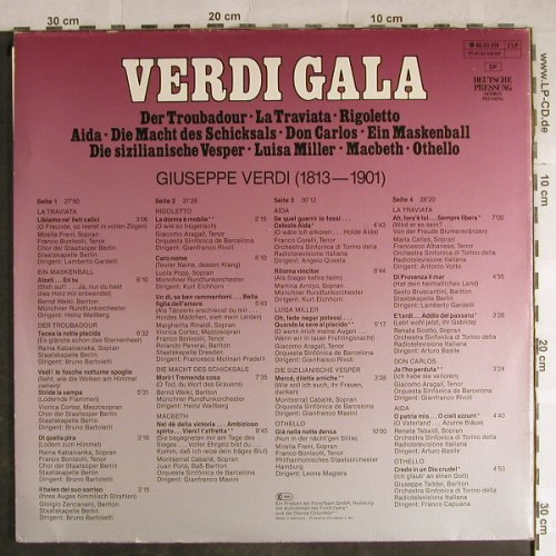 V.A.Verdi Gala: La Traviata...Othello, Foc, Acanta(40.23 519), D,  - 2LP - L3912 - 6,00 Euro