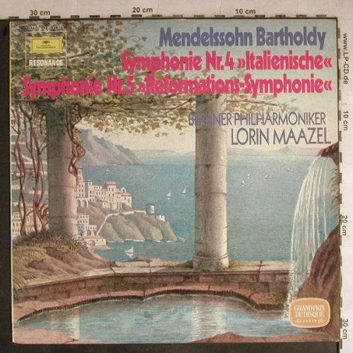 Mendelssohn Bartholdy,Felix: Sinfonien Nr.4 & 5, Ri, D.Gr. Resonance(2535 171), D, 1961 - LP - L3918 - 5,50 Euro