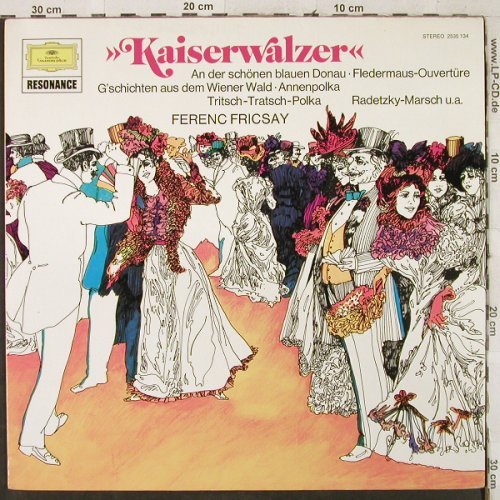 Strauss,Johann (Vater & Sohn): Kaiserwalzer, D.Gr. Resonance(2535 134), D, Ri, 1961 - LP - L3920 - 5,00 Euro