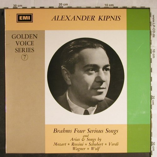 Kipnis,Alexander: Golden Voice Series 7, EMI (HQM 1101), UK, 1967 Typ: LP Best.-Nr.: L3922 Preis: 6,00 Euro