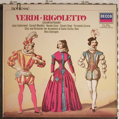 Verdi,Giuseppe: Rigoletto, Foc, Gesammtaufnahme, Decca (6.48198 DM), D, 1983 Typ: 2LP Best.-Nr.: L3939 Preis: 7,50 Euro