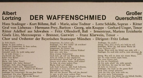 Lortzing,Albert: Der Waffenschmied-Querschnitt, co, EMI(061-28 537), D Ri, 1964 - LP - L3943 - 4,00 Euro