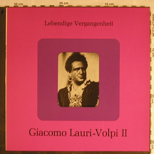 Lauri-Volpi,Giacomo: Lebendige Vergangenheit II, LV(LV 260), A,  - LP - L3959 - 6,00 Euro