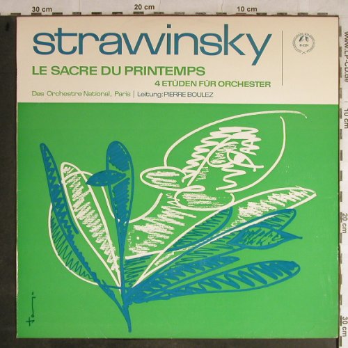 Strawinsky,Igor: Le Sacre du Printemps,4Etüden f.Orc, Concert Hall(M-2324), F,vg+/vg+,  - LP - L3968 - 5,00 Euro