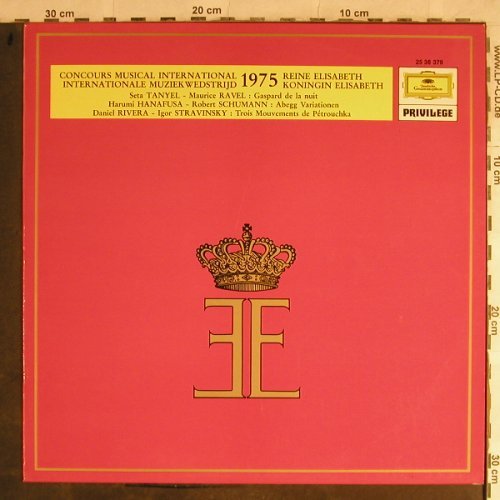 V.A.Concours Musical International: Reine Elisabeth 1975, D.Gr. Privilege (25 38 379), B, 1975 Typ: LP Best.-Nr.: L3983 Preis: 5,00 Euro