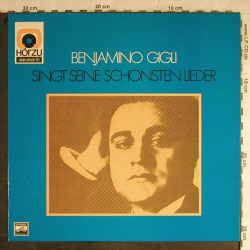 Gigli,Benjamino: Singt seine schönsten Lieder, HrZu/Electrola(10)(HZEL 704), D,  - LP - L3987 - 5,50 Euro