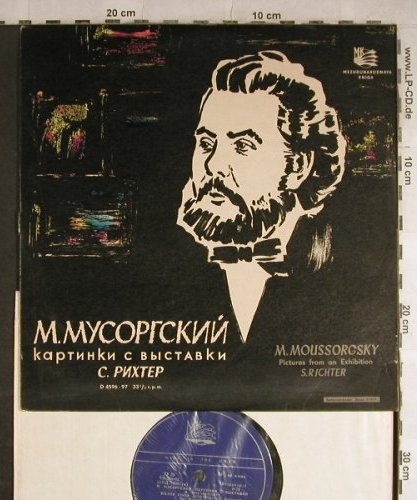Mussorgsky,Modest: Bilder Einer Ausstellung, VG-/vg+, Melodia/MK(D 4596-97), UDSSR,  - 10inch - L4015 - 7,50 Euro
