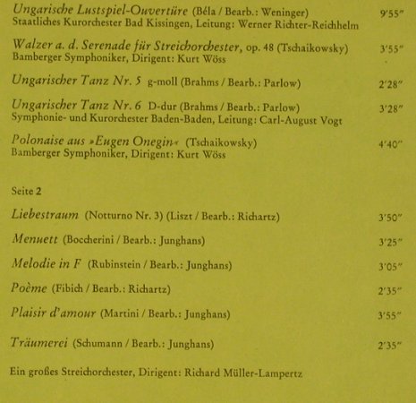 V.A.Ein Reigen Schöner Melodie 2: Staatl.KurOrch.Bad Kissingen..., Telefunken (TS 3174/1-2), D,18 Tr., 1972 Typ: 2LP Best.-Nr.: L4020 Preis: 4,00 Euro
