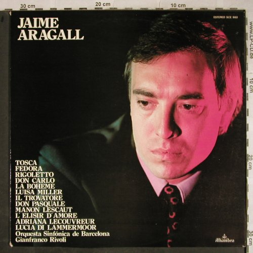 Aragall,Jaime: Same, Stoc, Alhambra (SCE 980), E Typ: LP Best.-Nr.: L4039 Preis: 7,50 Euro