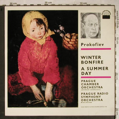 Prokofieff,Serge: Winter Bonfire,op.122,op.65b,m-/vg+, Supraphon (SUA ST 50773), CZ, stoc, 1967 Typ: LP Best.-Nr.: L4048 Preis: 7,50 Euro