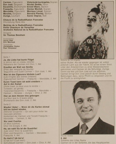 Bizet,Georges: Carmen-Gr.Querschnitt, EMI(037-11 680), D, 1960 - LP - L4072 - 4,00 Euro