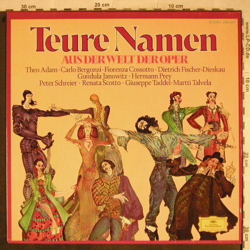 V.A.Teure Namen - Oper: Theo Adam...Martti Talvela, 11 Tr., D.Gr.(2563 347), D,  - LP - L4078 - 4,00 Euro