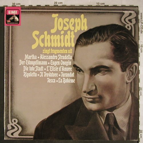 Schmidt,Joseph: zingt fragmenten uit, m-/vg+, EMI (027-30719), NL, 1978 Typ: LP Best.-Nr.: L4082 Preis: 5,00 Euro