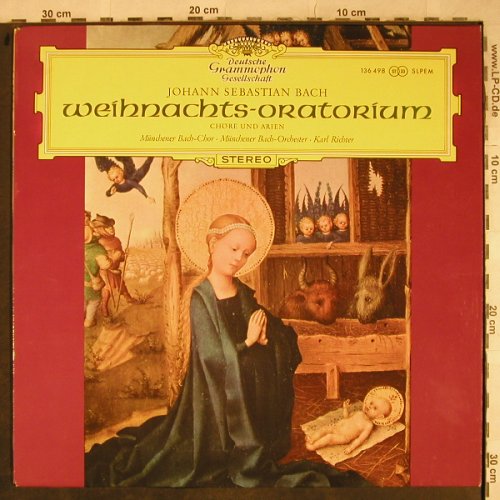 Bach,Johann Sebastian: Weihnachts-Oratorium-Auszüge, D.Gr.(136 498 SLPEM), D, Ri,  - LP - L4100 - 6,00 Euro