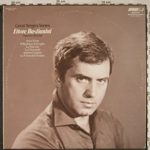 Bastianini,Ettore: Operatic Recital, m-/vg+, London(SR-33190), US, 1972 - LP - L4109 - 7,50 Euro