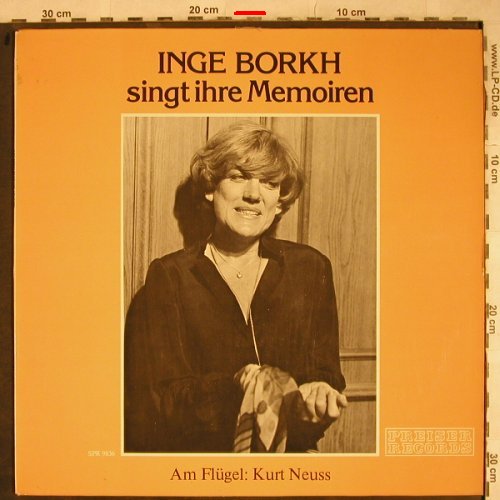 Borkh,Inge: singt ihre Memoiren, m-/vg+, Preiser Records(SPR 9836), A,  - LP - L4130 - 7,50 Euro