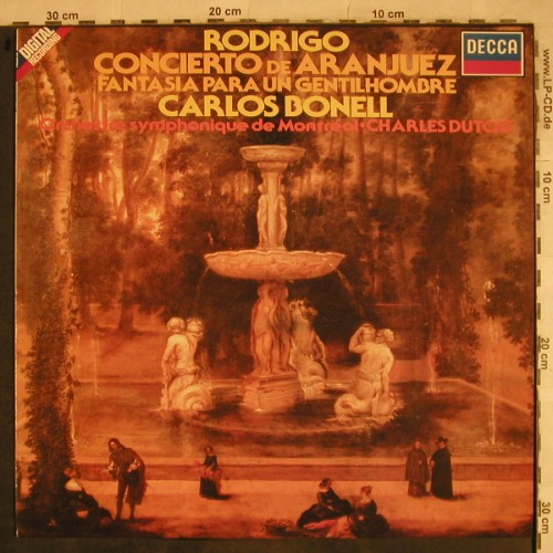 Rodrigo,Joaquin: Concierto de Aranjuez/Fantas.Para u, Decca(6.42675 AZ), UK, stoc, 1981 - LP - L4139 - 5,00 Euro