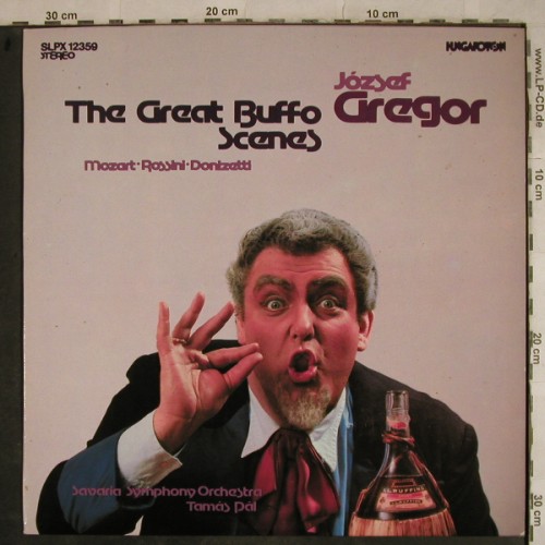 Gregor,Jozsef: The Great Buffo Scenes, Hungaroton(SLPX 12359), HU, 1982 - LP - L4141 - 7,50 Euro