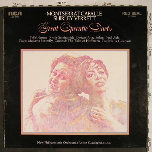 Caballe,Montserrat -Shirley Verrett: Great Operatie Duets, Norma,Semira, RCA Red Seal(LSC 3153), D,  - LP - L4156 - 6,00 Euro