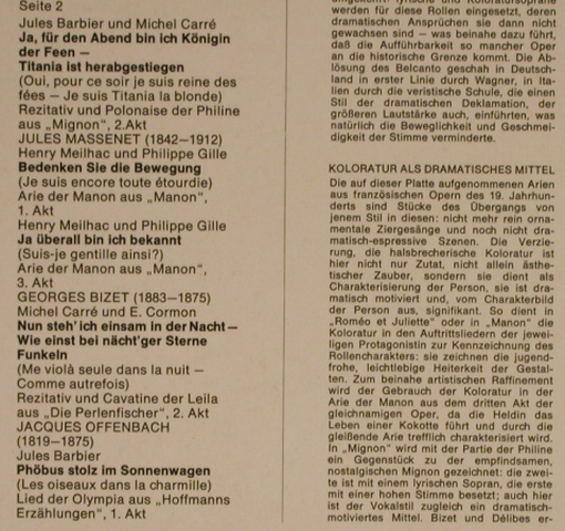 Mesple,Mady: Die Kunst der Koloratur, EMI Electrola(C 063-10 411), D,  - LP - L4167 - 12,50 Euro
