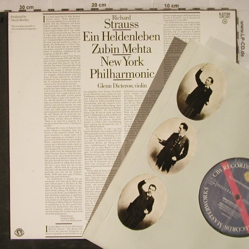 Strauss,Richard: Ein Heldenleben, CBS Masterworks(D 37756), NL, 1983 - LP - L4195 - 6,00 Euro