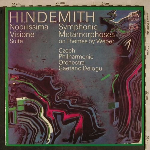 Hindemith,Paul: Nobilissima Visione,Symphonic Metam, Supraphon(4 10 2197), CZ, 1977 - LP - L4225 - 17,50 Euro