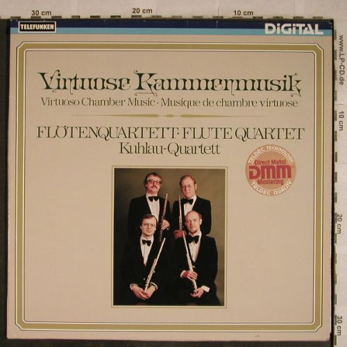 Kuhlau,Friedrich, Tcherepnin, Bozza: Virtuose Kammermusik, Foc, Telefunken(6.42708 AZ), D, 1982 - LP - L4232 - 6,00 Euro