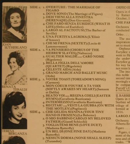 V.A.Favorite Opera: Joan Sutherland...Tom Krause, Foc, Decca(DPA 507/8), UK,  - 2LP - L4256 - 5,00 Euro