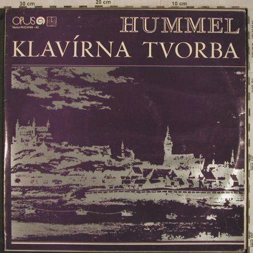 Hummel,Johann Nepomuk: Klavirna Tvorba, Foc, vg+/vg+, Opus (9112 0701-02), CZ, 1978 Typ: 2LP Best.-Nr.: L4274 Preis: 5,00 Euro