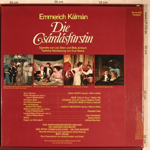 Kalman,Emmerich: Die Csardasfürstin,Box, Eurodisc(85 130 XEE), D,  - 2LP - L4292 - 9,00 Euro