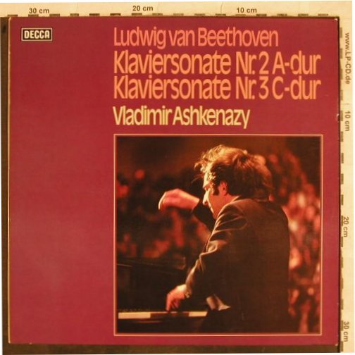 Beethoven,Ludwig van: Klaviersonate Nr.2 A-Dur, 3 C-Dur, Decca(6.42158 AW), D, 1977 - LP - L4332 - 7,50 Euro