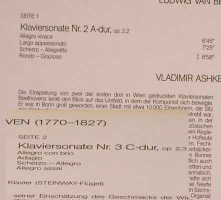 Beethoven,Ludwig van: Klaviersonate Nr.2 A-Dur, 3 C-Dur, Decca(6.42158 AW), D, 1977 - LP - L4332 - 7,50 Euro