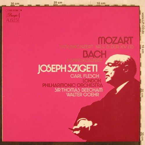 Mozart,Wolfgang Amadeus: Violinkonzert Nr.4,kv218 / BWV 1043, Dacapo (C 053-01 364), D Typ: LP Best.-Nr.: L4355 Preis: 7,50 Euro