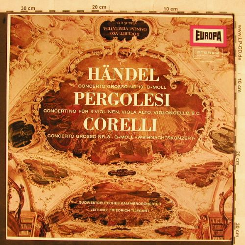 V.A.Meisterwerke des Barock 3: Händel, Pergolesi, Corelli, Europa(E 161), D,  - LP - L4382 - 5,00 Euro