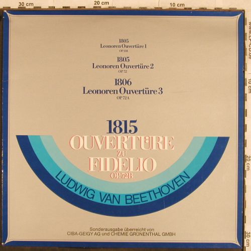 Beethoven,Ludwig van: 1805 Leonore Ouvertüre 1-3/Fidelio, Grnenthal/Ciba-Geigy(TST 77 850), D, 1973 - LP - L4402 - 7,50 Euro