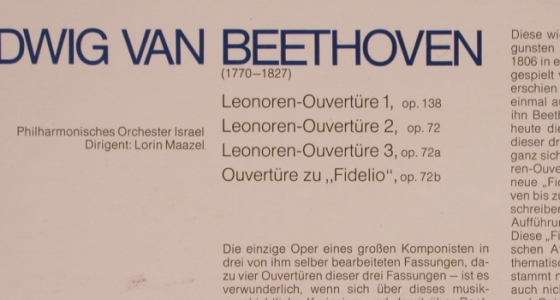 Beethoven,Ludwig van: 1805 Leonore Ouvertüre 1-3/Fidelio, Grnenthal/Ciba-Geigy(TST 77 850), D, 1973 - LP - L4402 - 7,50 Euro