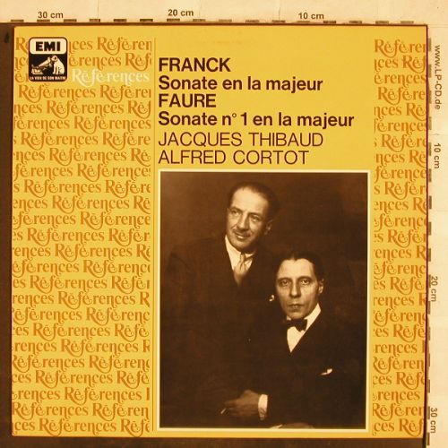 Franck,Cesar /  Faure: Sonate en la majeur/Sonaze n1, EMI(1435331), F,  - LP - L4409 - 20,00 Euro