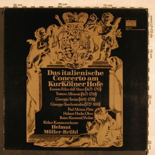 V.A.Das italienische Concerto am: KurKölner Hofe, Schwann (VMS 2045), D, 1975 Typ: LP Best.-Nr.: L4423 Preis: 7,50 Euro