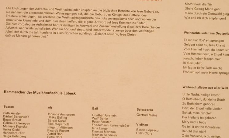 V.A.Weihnachtliche Chormusik im Dom: zu Lübeck, Foc, Axel Gerhard Kühl(AGK 30 103), D,  - LP - L4428 - 6,00 Euro