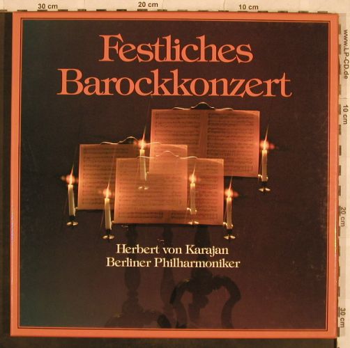V.A.Festliches Barockkonzert: Bach,Händel,Vivaldi, Box, D.Gr.(423 466-1), D,  - 3LP - L4430 - 7,50 Euro